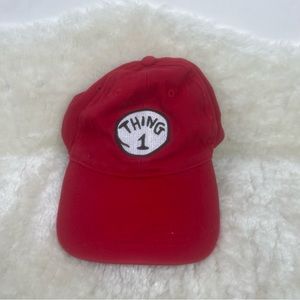 Thing 1 Universal Studios Red Baseball Hat Unisex
